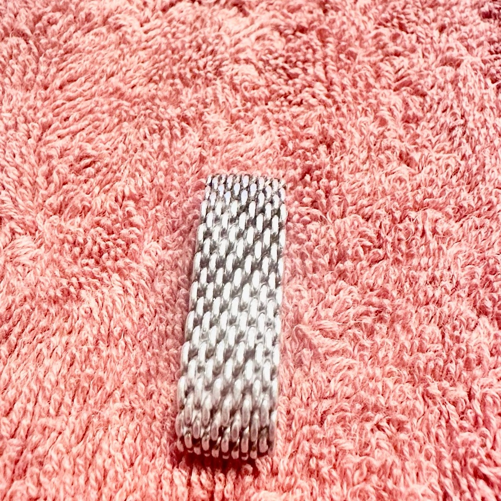 Tiffany & Co. Silver Mesh Ring